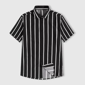 Line Black Shirt