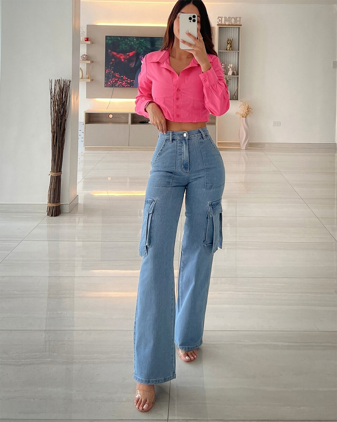 Cargo Dual Azul Claro